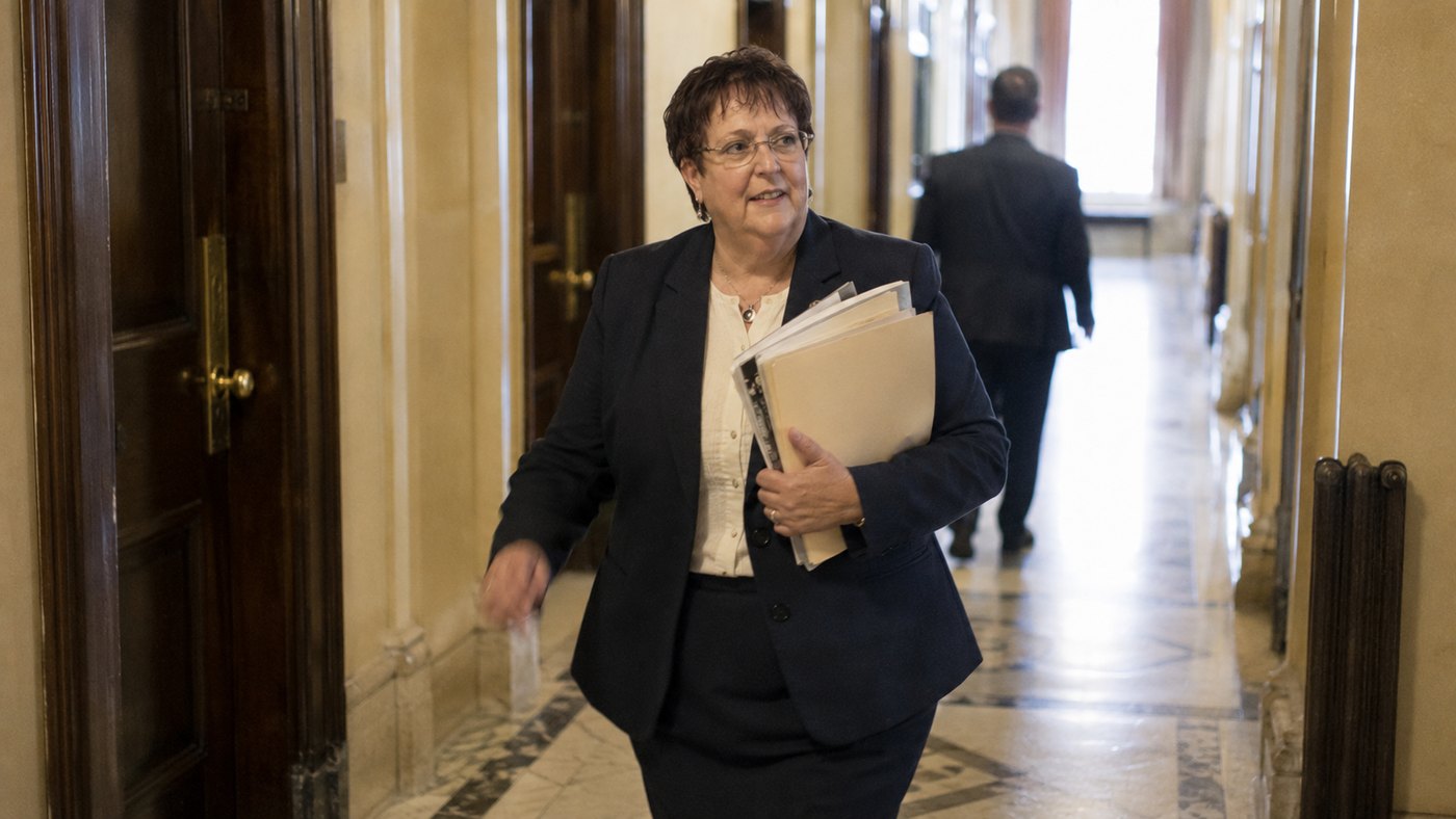 A congressional office corridor