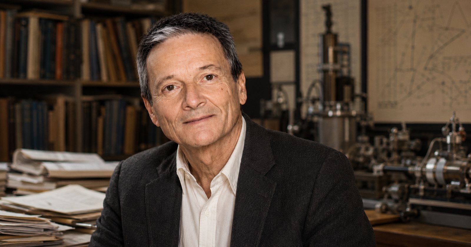 Dr. Miklos Toth in his study