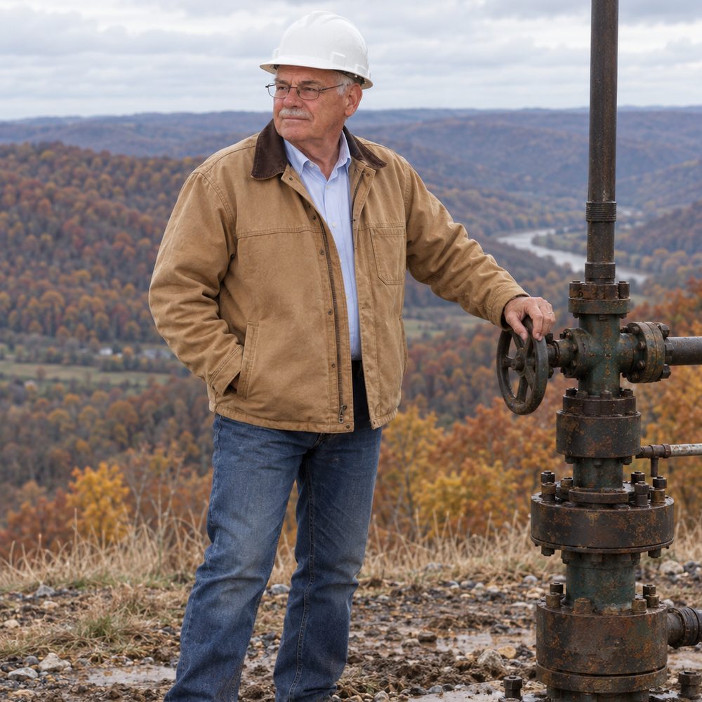 At a well head on the ridge