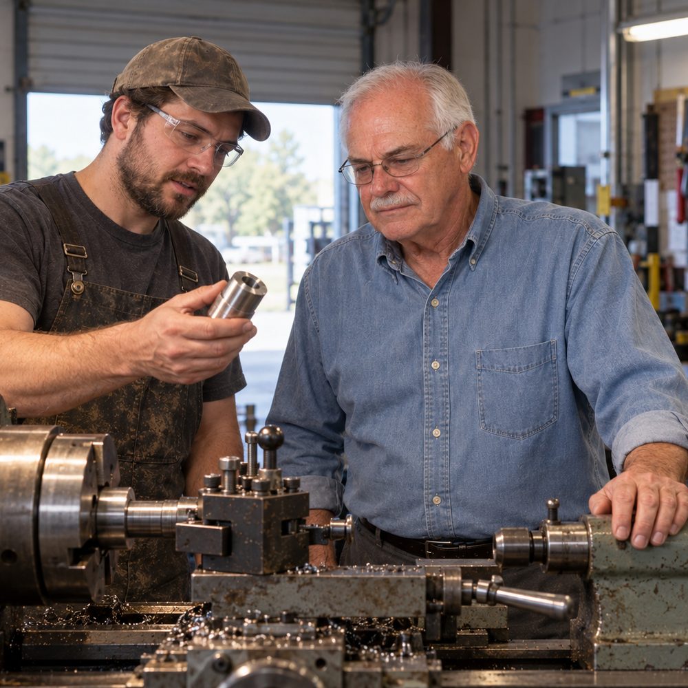 In the machine shop