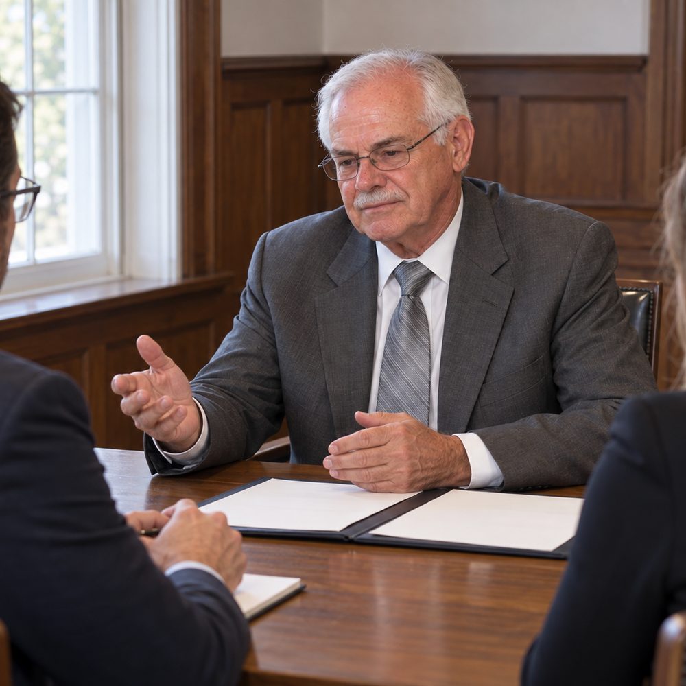 Making the case across a table